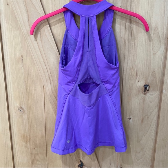 Lululemon Run Make It Count Tank Sz 2 Power Purple - Picture 6 of 11